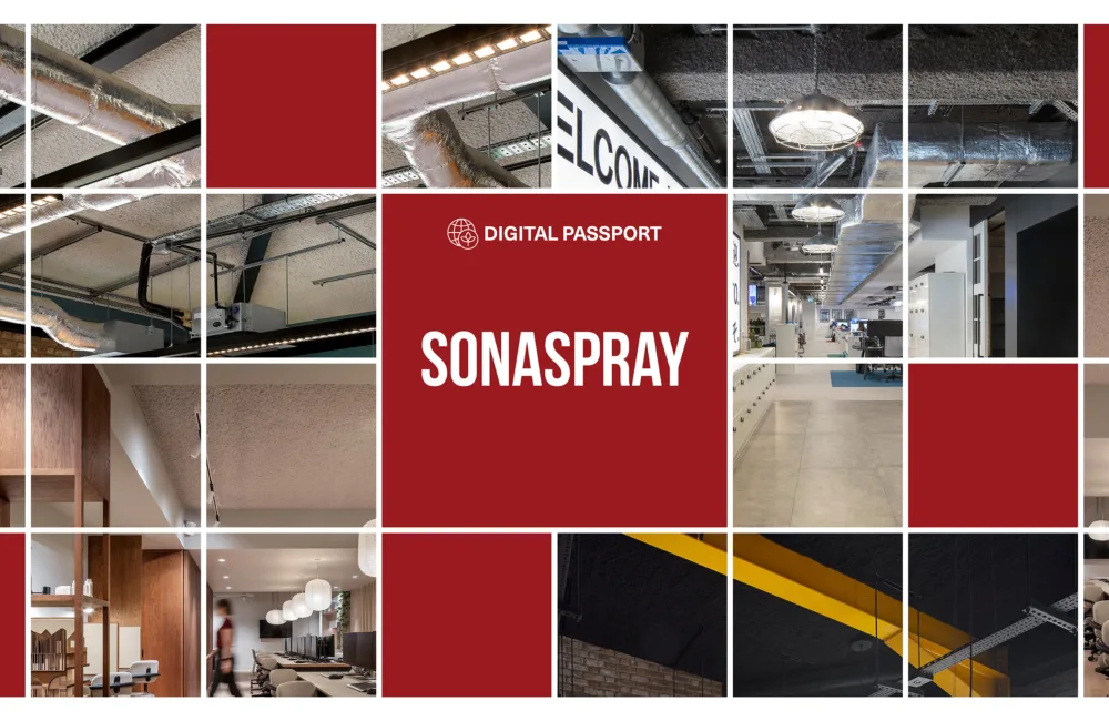 Collage of SonaSpray product examples