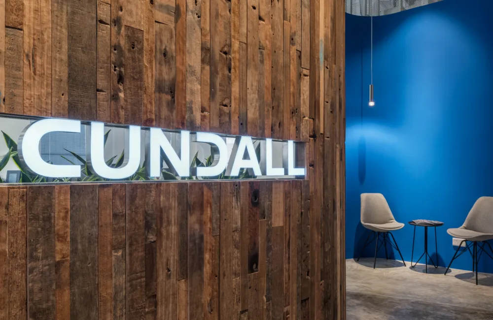 Interior of the Cundall Hong Kong office