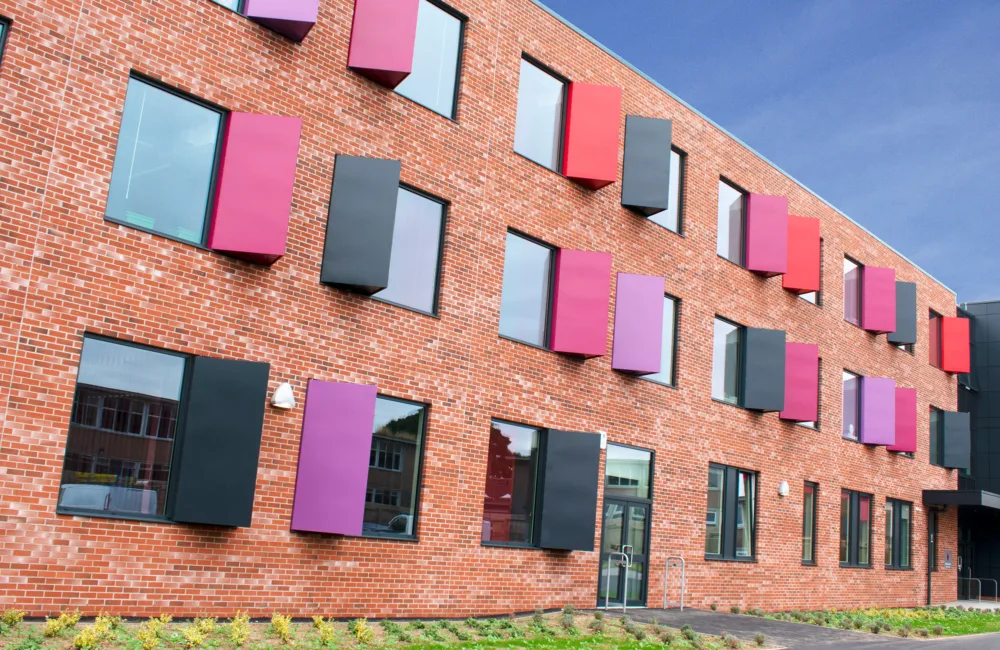 Wilsthorpe Community School exterior red brick building