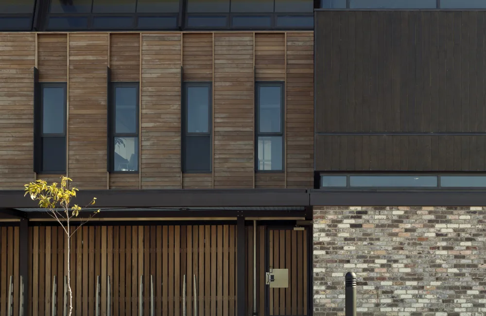 Front façade of the University of Wollongong Sustainable Buildings Research Centre
