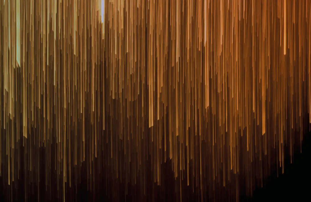 Gold and black abstract pattern