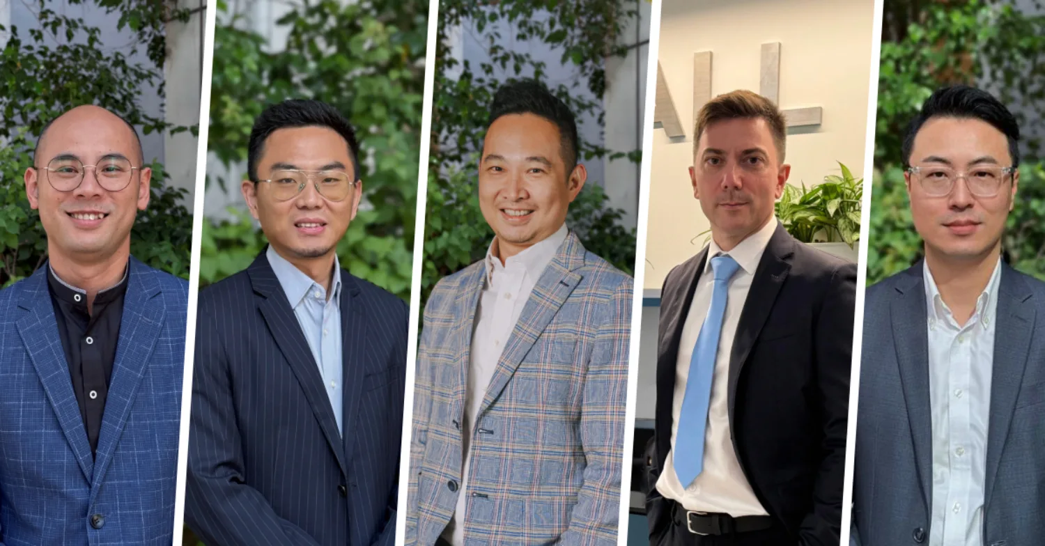 A image collage with Michael Wong, Kevin Wang, Joe Tang, David and Byeonghee Yun