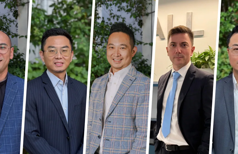 A image collage with Michael Wong, Kevin Wang, Joe Tang, David and Byeonghee Yun