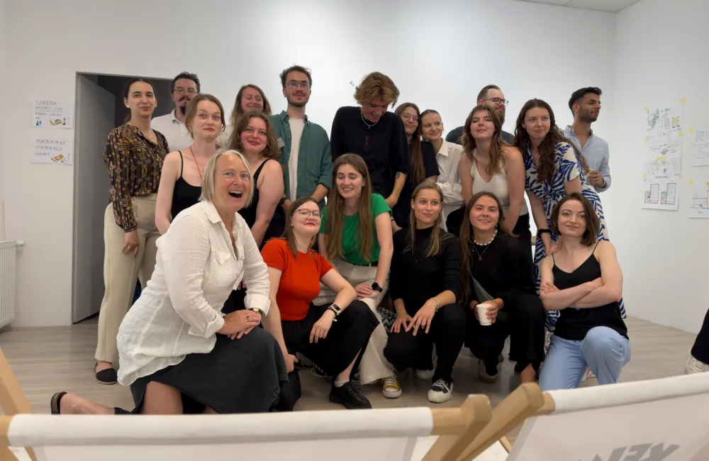 The Cundall team together with the Wroclaw UST students in a group photo.