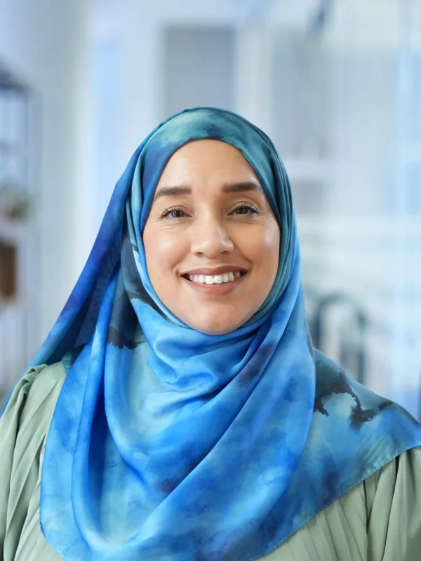 Sameemah Hassen in the office