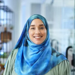 Sameemah Hassen in the office