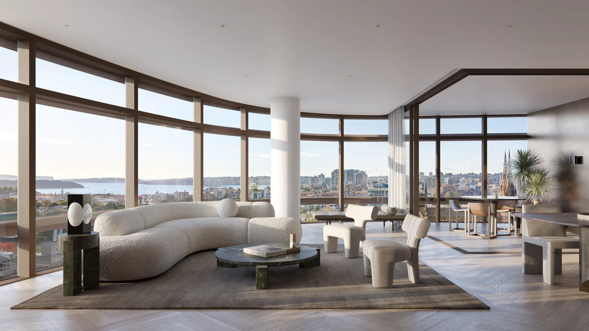 Artist impression of building interior