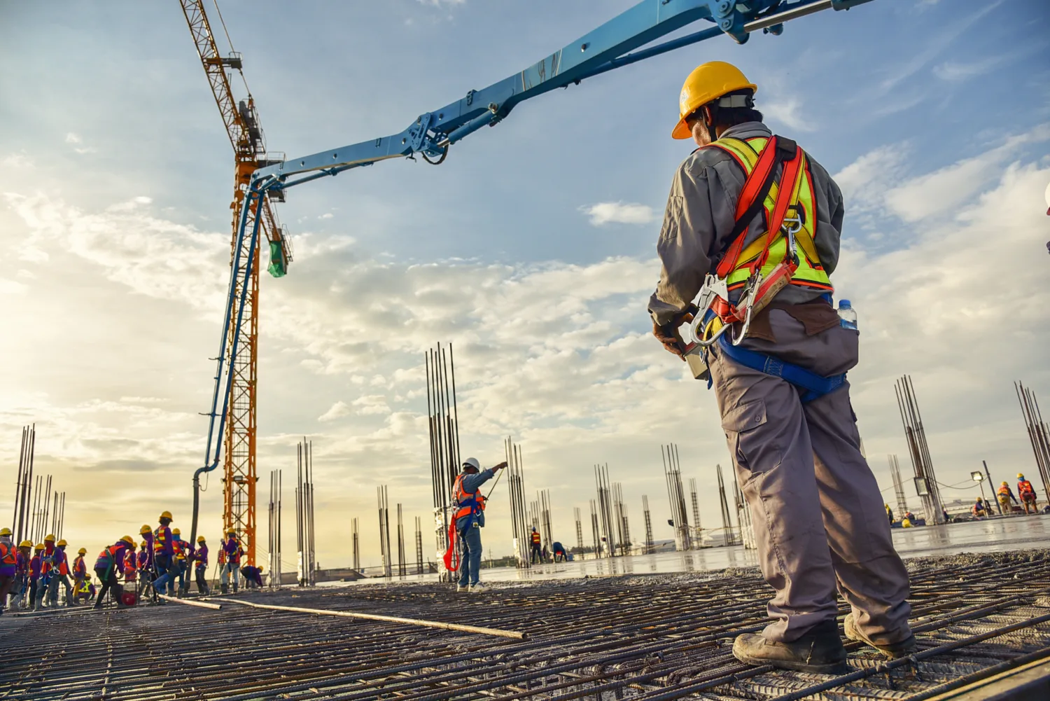 Construction site image used on the home page of the CIC tool website
