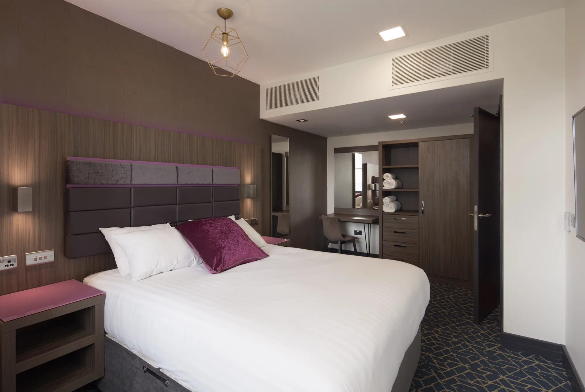 Guest bedroom interior