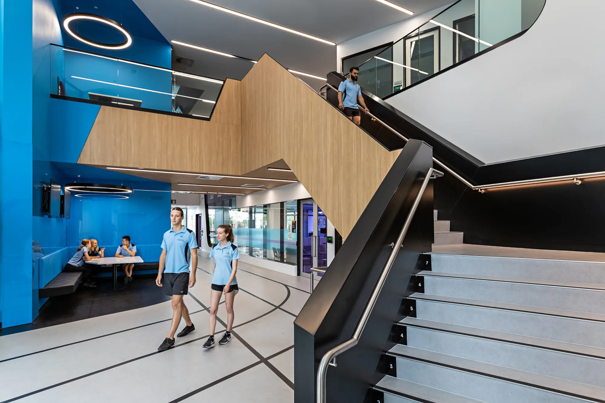 Internal view of university