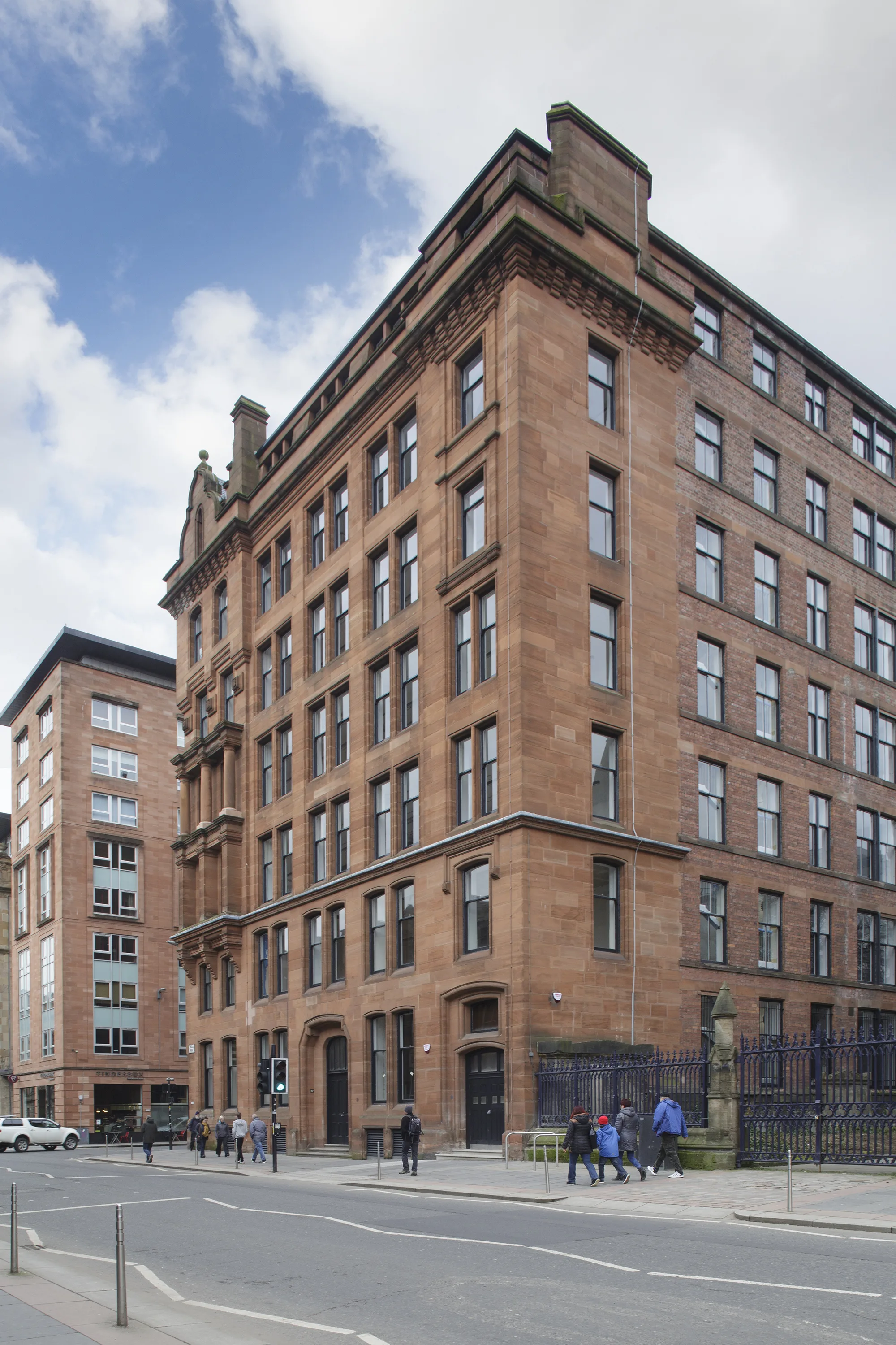 Outside of the building