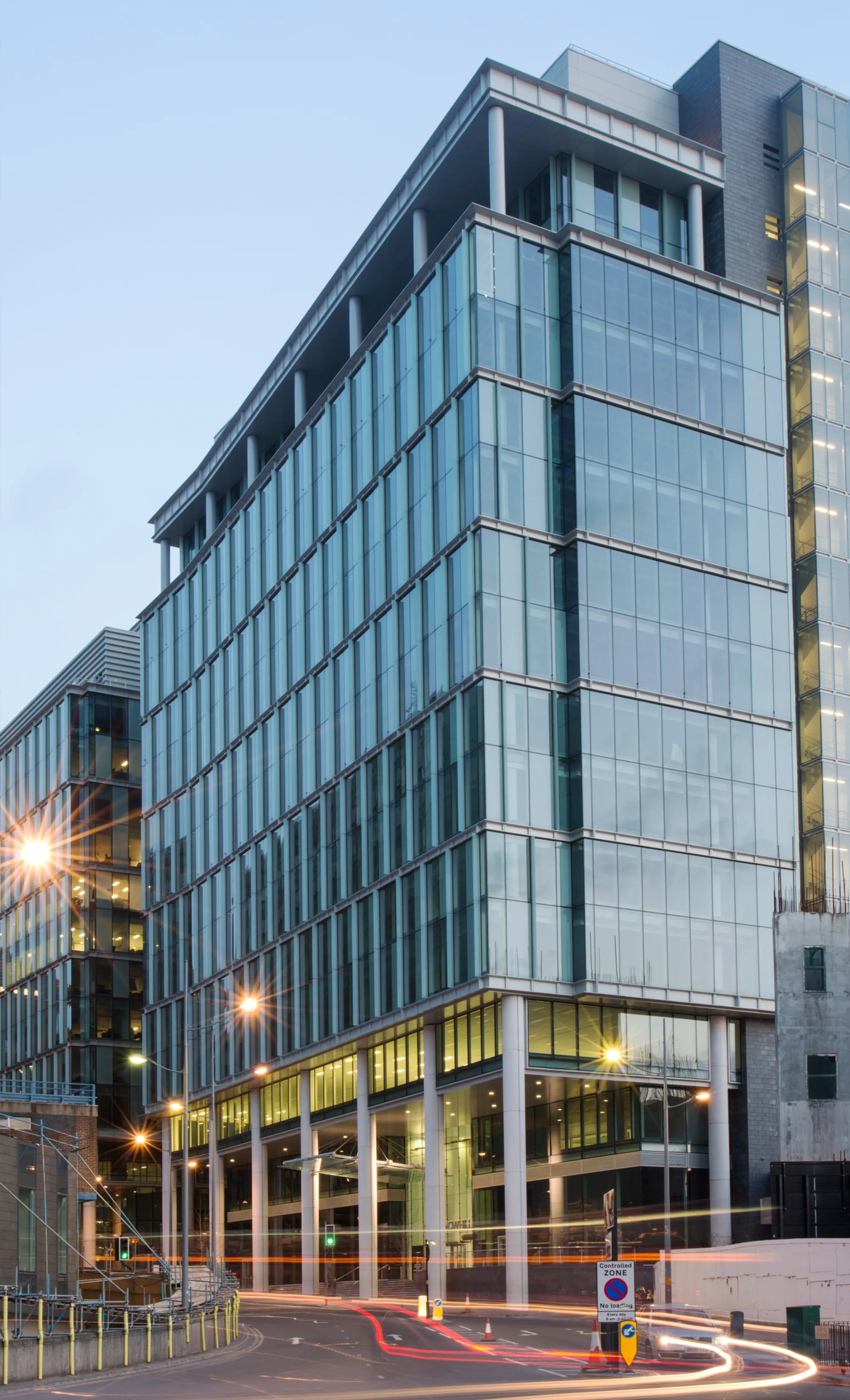 External of Two Snowhill - the full front exterior