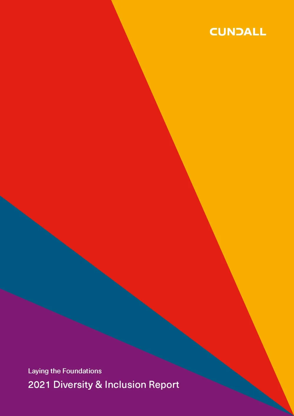 Front Cover of the 2021 Diversity and Inclusion Report