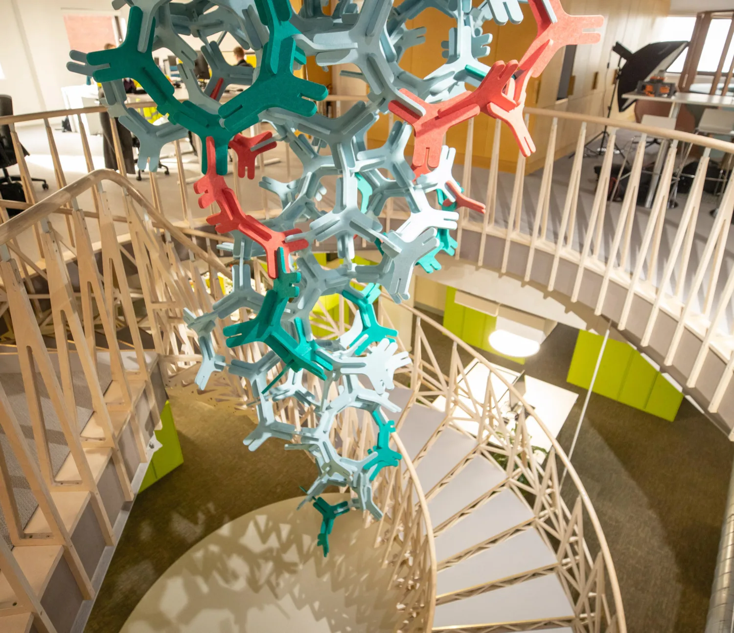Acoustics feature in the Birmingham office