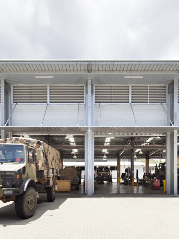 MOD entrance to a hanger
