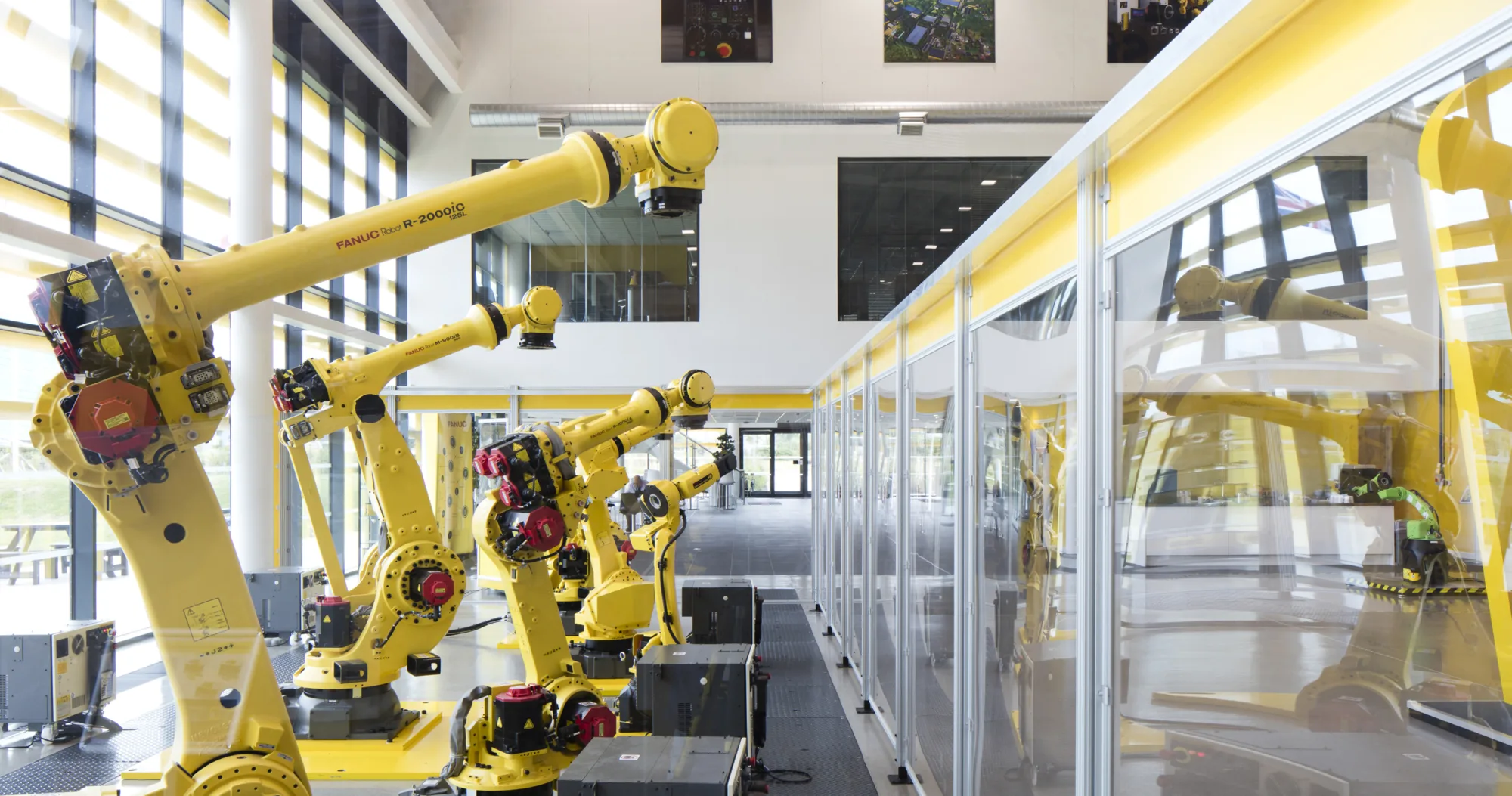 Yellow manufacturing equipment