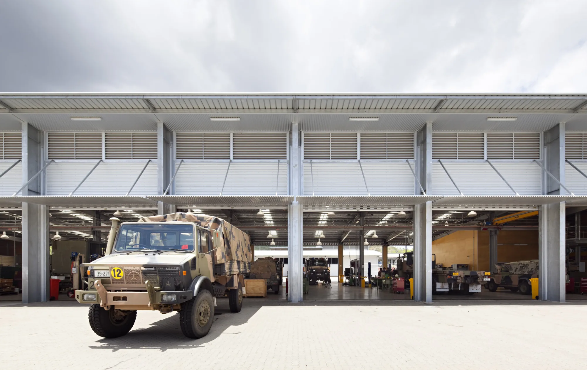 MOD entrance to a hanger