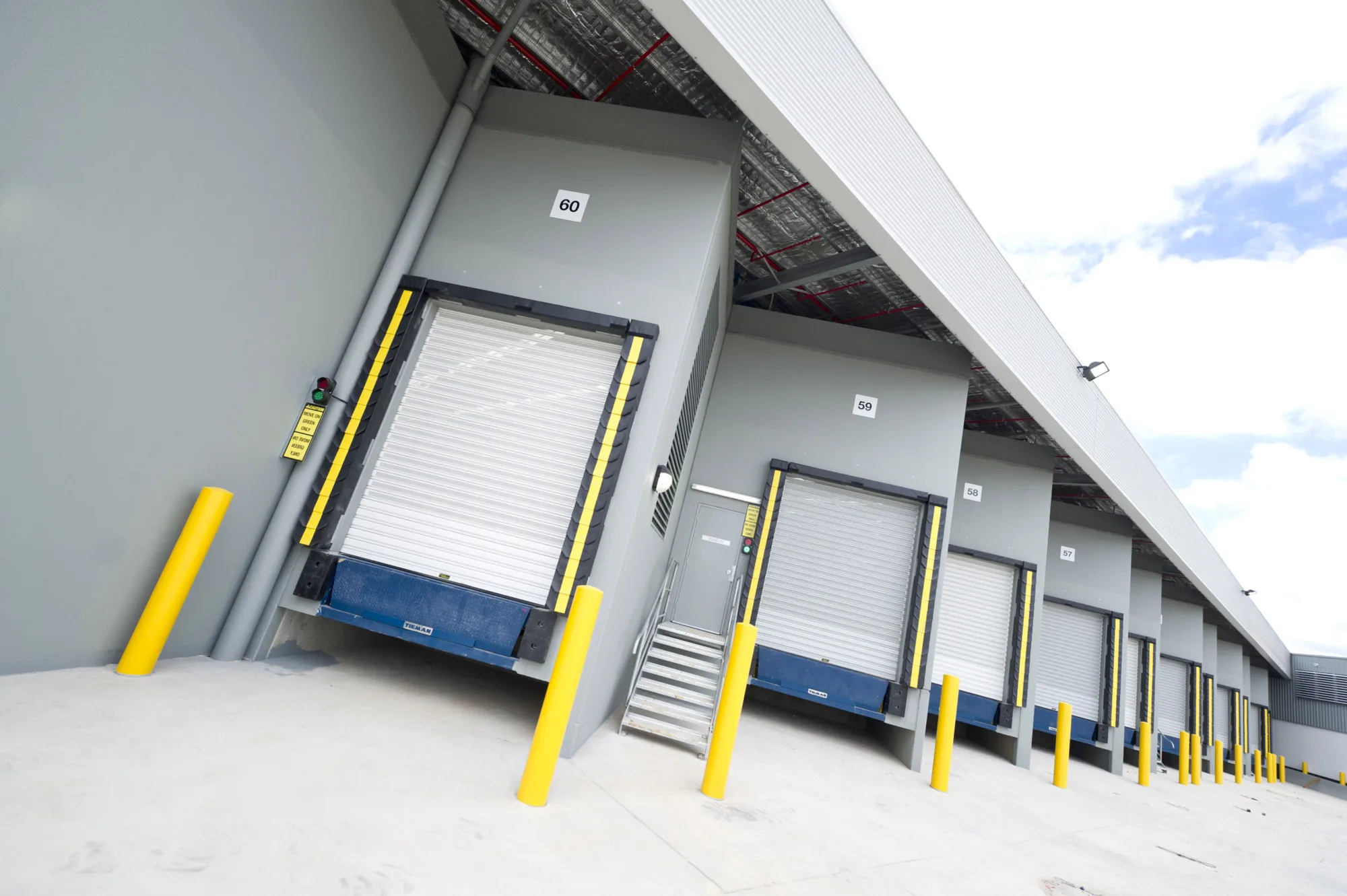 Metcash distribution centre access areas for deliveries