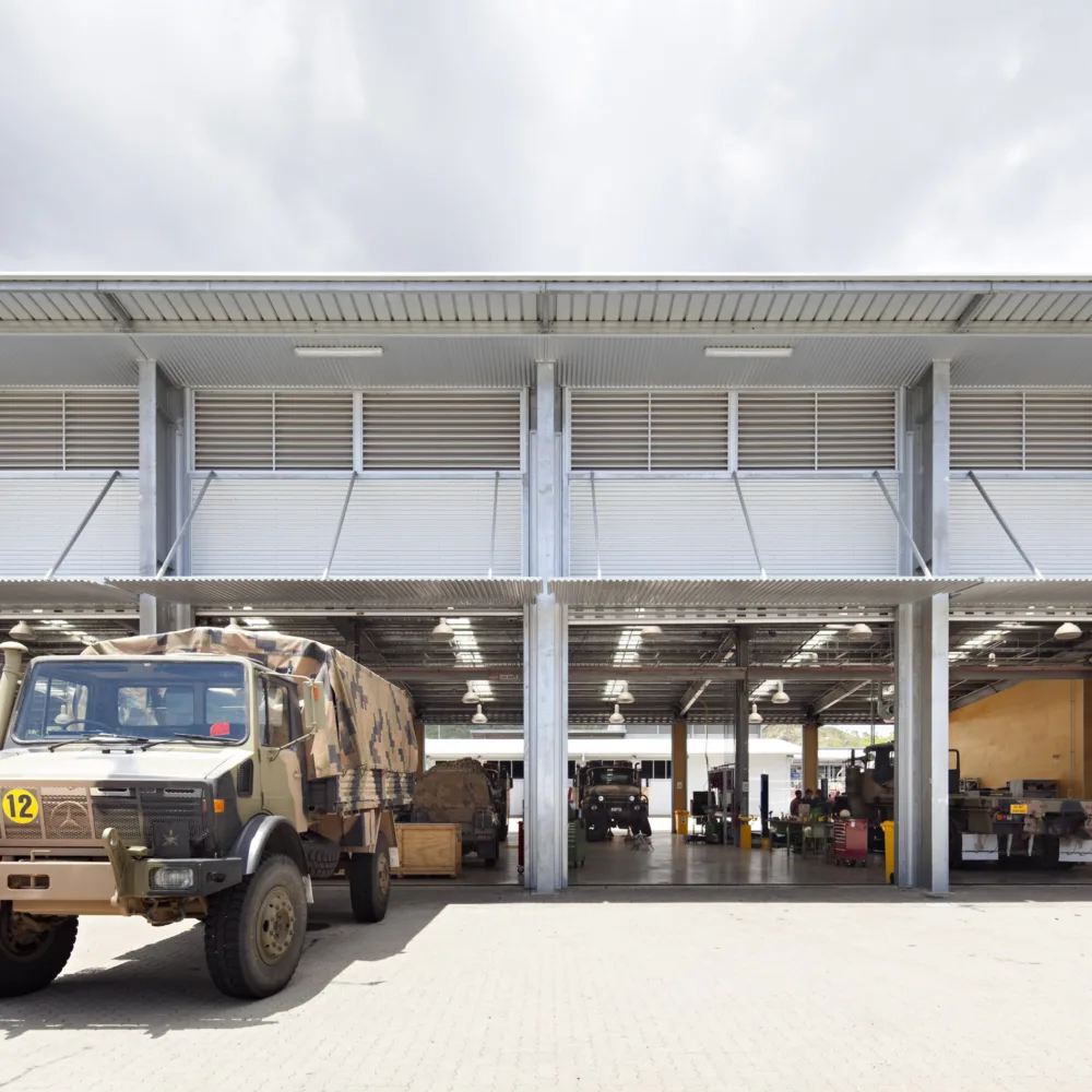 MOD entrance to a hanger